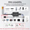 Oassuose AV to HDMI Converter,RCA to HDMI Adapter,Support 1080P Compatible with Wii,N64,PS,Xbox,VHS,VCR, Blue-Ray DVD Players