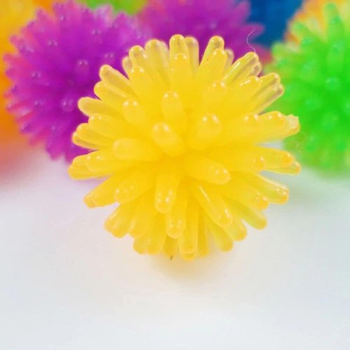 Rosojodg 10Pcs Colorful Cute Funny Cat Toys Arbutus Ball Stretch Plush Ball Cat Toy Ball Creative Colorful Interactive Cat Soft Spiky Cat Chew Toy Cat Toy Balls(2.5cm