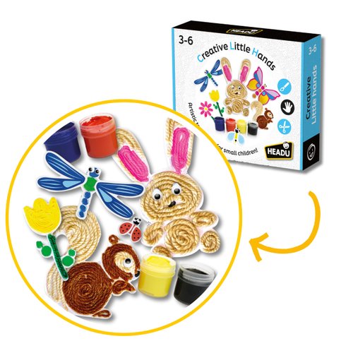 Headu Creative Little Hands, Educational Toys for Boys and Girls Ages 3-6 Years Old, Preschool Learning Toys, Teacher Homeschool Supplies, Birthday