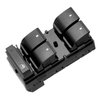 Window Switch Driver Side Master Power Switch - Compatible with 2007-2013 Chevy Silverado Traverse HHR, GMC Sierra Yukon - Replaces# 20945129, 25789692