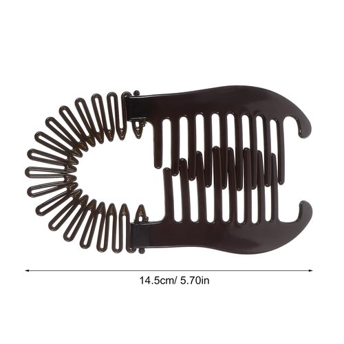 minkissy Banana Clip for Thick Curly Hair Ponytail Holder Plastic Hair Comb Clips Styling Tools Hair Accessories for Women Girls 4Pcs