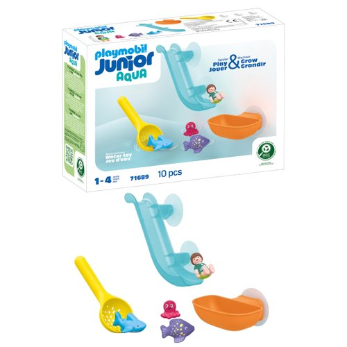 Playmobil Junior Aqua: Water Slide with Sea Animals