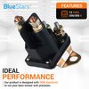 BlueStars 12V 4-Terminal 117-1197 Starter Solenoid with 2 Hole Bracket - Exmark Lawn Boy Toro 104-3189 Lawn Mower Universal Solenoid - Replaces EXMARK 513075