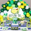 Jollyboom Golf Theme Party Decorations - Golf Theme Balloon Arch with Lets Partee Backdrop Banner for Masters Golf Birthday Party Decorations, Kids Birthday Adult Birthday Celebrating