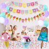Ice Cream Birthday Party Decorations for Girls Ice Cream Happy Birthday Banner Ice Cream Foil Balloons Kids Summer Ice Cream Party Decoration Supplies