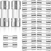 20 Pieces 0.14 x 0.39 Inch Christmas Lights Fuse Replacement Christmas Tree Light Fuses 3A 125 Volt Fast Blow Glass Fuse String Lights Fuse Replacement for LED Lights Outdoor String Lights (3A)