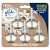 Glade PlugIns Refills Air Freshener, Scented and Essential Oils for Home and Bathroom, Sheer Vanilla Embrace, 3.35 Fl Oz, 5 Count