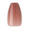 KISS imPRESS No Glue Mani Press-On Nails, Color, Flare', Medium Neutral, Medium Size, Coffin Shape, Includes 30 Nails, Prep Pad, Instructions Sheet, 1 Manicure Stick, 1 Mini File