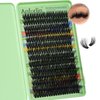 Fluffy Lash Clusters 60D False Eyelashes 280 PCS Wispy Lash Clusters 14-22mm Mix Individual Lashes D Curl Soft Comfortable Flat Eyelash Extensions DIY At Home, by Anforlin
