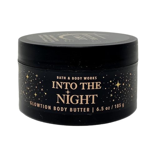 Bath & Body Works Into The Night 2 Pack Glowtion Body Butter Set with a Natural Oats Sample Soap