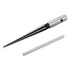 QWORK 1/8" - 1/2" Tapered Straight Flute Handle Reamer T Handle Tapered Reamer Tool for Wood Plastic