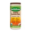 Nusyllium USDA Organic Psyllium Husk Fiber Powder, Daily Fiber Supplement Promotes Digestive Health* & Appetite Control* w/ Brown Sugar, Unflavored, 85 Servings