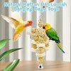 Bird Toys Foraging Star Bird Chew Toy Super Shredder Ball- Will Keep Your Bird Busy for Weeks Foraging for Hidden Treasures Parrot Cage Toys Cages Shredder Cockatiel Conure (1 x Rattan Chew Ball)