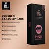 BL Color Matched Lip Liner & Lipstick Set (Pink) - Full-Coverage Argan Long Lasting Lipstick and Lip Liner Set With Natural Oils for Nourishment, Hydration, & Protection - Chemical-Free