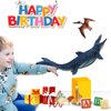 Gemini&Genius Mosasaurus Toys with Movable Jaw with Pterosaur Toy for Kids, Realistic Mosasaurus Dinosaur Toys, Dino Toys,Play & Display Gifts or Party Supplies, Collection, Bath Toys for Kids