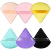 Pimoys 6 Pieces Powder Puff Soft Makeup Sponge Triangle Make Puff for Face Powder Cosmetic Foundation Sponge Beauty Makeup Tool, MultipleColors