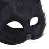 Masquerade Mask Halloween Fox Mask Cosplay Costume Half Face Animal Headgear Caps Furry Party Christmas Eye Mask Cat Masks Party Mask Fancy Half-Face Masks Halloween Costume Fancy Dress