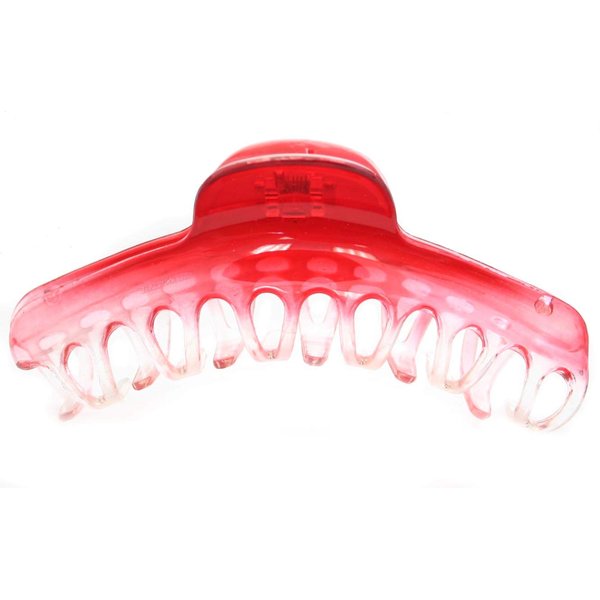 Caravan Caravan side by side crystal goes with color in this bi color hugh hump hair claw