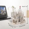 Piececool 3D Metal Puzzles for Adults and Teens, La Sagrada Família Metal Model Kit, Challenge Spanish Cathedral Brain Teaser Architecture Building Blocks Puzzle, 450 Pcs