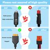 XT60 Connector Portable Power Station DC Adapter 6.6Ft Extension Cabel 12V/24V Car Power Cord Compatible with Bluetti EB55,Anker 757/767 Ecoflow Delta/River Series (with 2 x Fuse)
