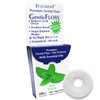 Eco-Dent GentleFloss Dental Floss, Waxed, Mint - Floss with Vegan Plant-Based Wax, Recyclable Cardboard Packaging, 100 Yds