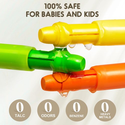 Jar Melo Jumbo Twistable Crayons for Toddlers, 12 Colors Ultra-Silky Washable Crayons with 108 Free PDF Coloring Pages, Unbreakable and Easy to Hold, Safe Art Supplies for Kids Ages 1-2 2-4 4-8