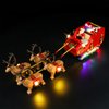 Kyglaring LED Lighting Kit Only - Lights Set Designed for Lego Holiday Santa's Sleigh Exclusive Building Kit Set - Without Lego Set (Classic Version)