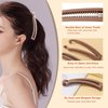 6 Pack Small Banana Hair Clips for Women Non Slip Ponytail Banana Clip for Thin Fine Hair