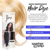 Semi-Permanent Black Hair Dye - Vibrant 2.36 Oz. Tubes Temporary Hair Color - Ammonia and Peroxide Free -Vegan and 100% Cruelty-Free Toner - Lasts for 7-15 Shampoos - by Splashes and Spills