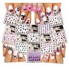 Adorable 3D Glitter Stickers for Nail Art 10-Pack Variety Designs