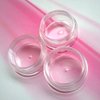 Clear Empty 5 Gram 5ML 1 1/4" inch X Height: 3/4 inch Size Empty Clear Plastic Cosmetic Containers/Powder Container/Eye shadow Container Lot/Eye Shadow Holder/Cosmetic Containers Pot Jars (50PCS)