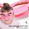 iROLEWIN Toddler Kids-Butterfly-Wings-Costume for Girls-Dress-up Mask Headband, Butterfly Dress Up Wings Halloween Party Favors (Pink)