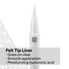 Eylure Line & Lash Felt Tip Adhesive Pen for False Eyelashes, Clear, 0.7 ml