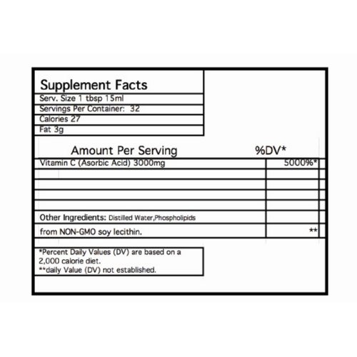 Ultimate Liposomal Vitamin C | 3000mg Per Serving | 16oz | Non-GMO!|Board Room Organics/#1 Best Liposomal C on Market Today