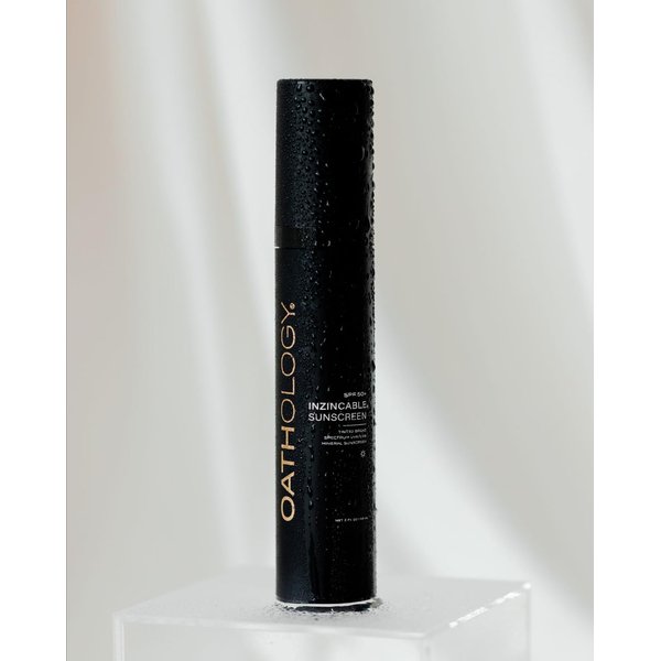 Oathology Inzincable Tinted Sunscreen, SPF 50, 2.0 Fl. Oz., Dermatologist crafted skincare