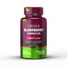 ORZAX Elderberry Capsules - Immune Support Supplement with Elderberry Vitamin C and Zinc - Antioxidants Supplement for Women and Men (60 Vegetable Capsules)
