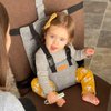 liuliuby Travel Essential Harness Seat - Travel High Chairs for Babies - Portable High Chair for Travel Baby Essentials - Baby Travel Gear, Travel Booster Seat for Table, Portable Highchair for Baby