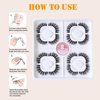INMISS Air Lash 3D Mink Full Fluffy Wispy Mink Lashes Volume with Invisable Clear Band 8 Pairs 18mm Long Eyelashes Natural Look