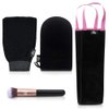 Bronze Tan Self Tanner Accessory Kit - Includes Self Tanning Mitt, Tan Remover Exfoliating Mitt, Easy-Reach Back Applicator, Tanning Brush Applicator for Face & Hands - Sunless Tanning Application
