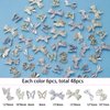 48Pcs 3D Metal Butterfly Bows Nail Charms Silver Golden Bows Bowknots Butterfly Nail Art Alloy Luxury Charms for Nail Art Jewelry Making Crafts DIY Manicure Accessories