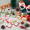 Konsait Christmas Glasses 24 PCS Christmas Party Glasses, Christmas Kids Party Favors Christmas Paper Glasses Adult Party Favors Christmas Party Favors Reindeer Christmas Tree Glasses 12 Styles