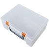PASOL Clear Card Storage Box - 1000+ Hard Case Card Holder, Portable Card Organizer for Collectible Trading Cards and Sports Cards (Small)