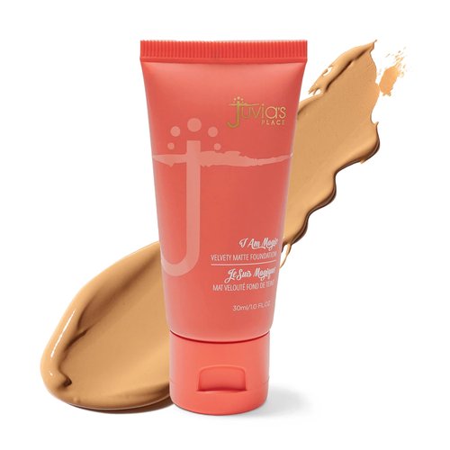 Juvia's Place I Am Magic Velvety Matte Liquid Foundation 540 - Giza - Medium w/Cool, Neutral Undertone, Makeup Foundation Full Coverage, Lightweight, Long Wear, Velvety Matte Finish