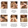 Aison Dark Brown Tape in Hair Extensions Human Hair 18 Inches 40g 20 Pcs/Pack Invisible Tape ins Human Hair Extensions Real Hair Extensions Tape in