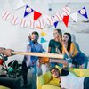 Zonon 4 Pieces Baseball Banner Party Decorations Baseball Paper Garland for Sports Theme Birthday Baby Shower Supplies (Baseball Style)