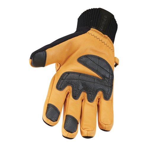 Heritage Winter Work Gloves, Size 8, Black/Tan