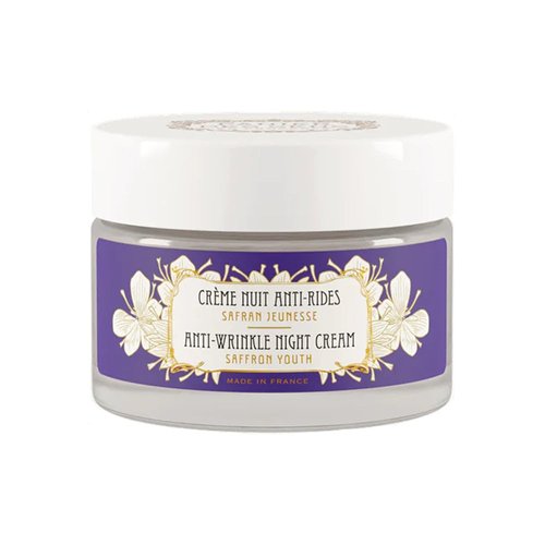 Panier des Sens - Anti Aging Night Face Cream - Hyaluronic Acid + Saffron Extract - Anti Wrinkle ...