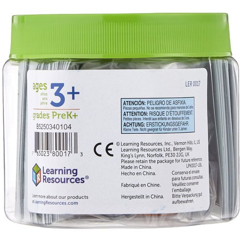 Learning Resources Money Jar, Play Money, Play Money for Kids, Counting, Bills and Coins, Homeschool, Math, Pretend Money, Ages 3+