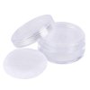 2 Pcs 50g Empty Loose Powder Case Transparent Face Powder Box Refillable Makeup Cosmetic Powder Container with Powder Puff, Sifter and Lid