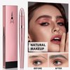 Generic 2024 New Magic Eyebrow Pencil, 3D Waterproof Microblading Eyebrow Pencil Contouring Pen, Long-Lasting Natural Fine Stroke Eyebrow Pencil with 4 Micro-Fork Tip for women Makeup (2, Black)